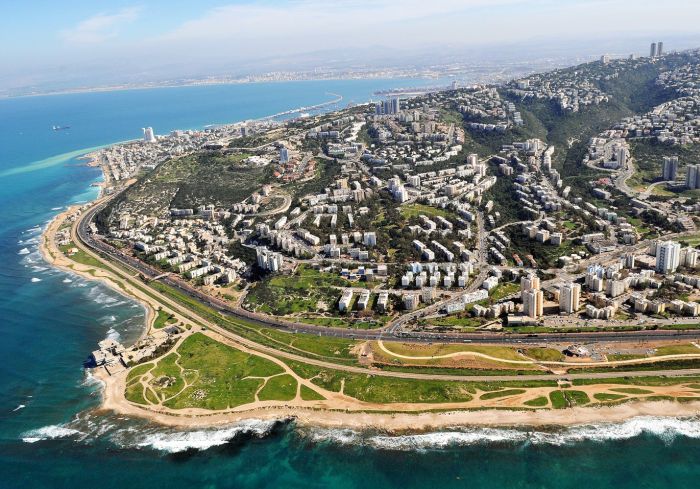Mapa de Israel - Haifa