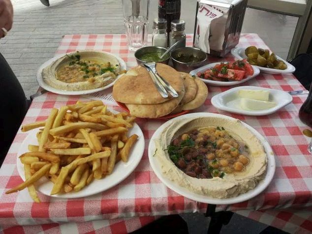 hummus platos típicos de Israel