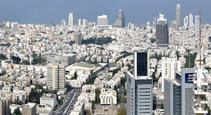 Mapa de Israel - Tel Aviv