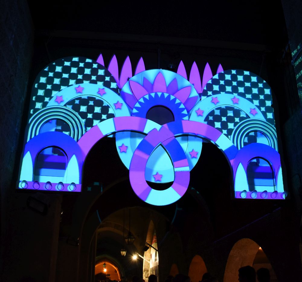 Festival luz en Jerusalén 2016